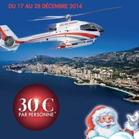 クリスマスはモナコで「サンタクロースのヘリコプター」　5分間で4500円 画像