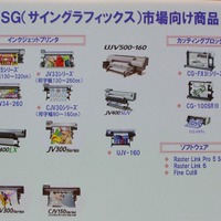 ミマキエンジニアリングの主要事業：SG
