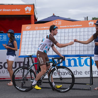 2015年ツアー・ダウンアンダー第1ステージ、ジャック・ボブリッジ（UniSAオーストラリア）が優勝
