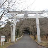 愛宕神社の鳥居。大きくて立派だ。
