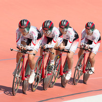 アジア選手権女子エリートチームパーシュートで日本は予選4位で1回戦へ 画像
