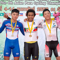 アジア選手権の男子ジュニア1kmタイムトライアルで南潤が3位 画像