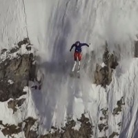 スキーヤー、ファビアン・レンスチの華麗なライド…レッドブル 画像