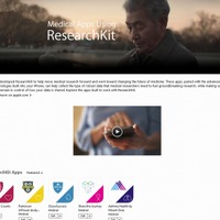 App Store「ResearchKit」ページ（米国サイト）