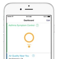 ResearchKitを活用したアプリ「Asthma Health」。ぜんそく患者向けの教育と自身のモニタリングを促進する