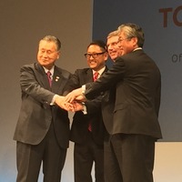 森喜朗氏「もし私になにかあっても大丈夫。章男さんが後ろにいる」…トヨタ、IOCのTOPパートナー決定会見で 画像