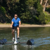 水上自転車「SchillerS1」で自由気ままな水上サイクリング 画像