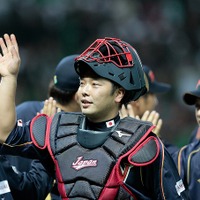 阿部慎之助 参考画像 (2013年2月26日) (c) Getty Images