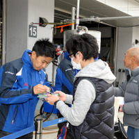 SUPER GT メーカー合同テストの様子