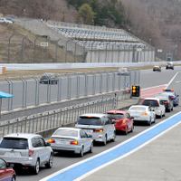 SUPER GT メーカー合同テストの様子