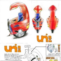 優勝の「uni」は一輪車をモチーフ　第3回カーデザインコンテスト 画像