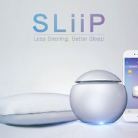 いびきを止めて心地よい睡眠を楽しむスマートまくら「SLIIP」…アメリカ発