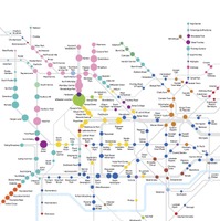 【LONDON STROLL】多民族都市ロンドン、地下鉄マップで多様性とコミュニティーの分布を表現