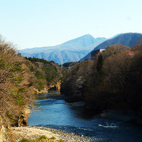 日光市小佐越付近の鬼怒川