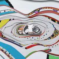 ナイキ×リバティが70年代を回顧する、円や正方形を散りばめた“マーリン”プリント 画像