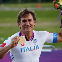 ロンドンパラリンピックのアレッサンドロ・ザナルディ 参考画像（2012年9月5日）