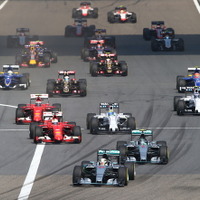 F1中国GPスタートシーン