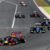 2015F1スペインGP決勝の様子