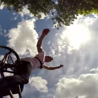 【自転車BMX】ワルツにあわせてフラットランドした動画…見ていると目が回る 画像