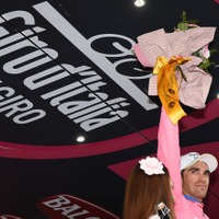 2015年ジロ・デ・イタリア第9ステージ、アルベルト・コンタドール（ティンコフ・サクソ）がマリアローザ