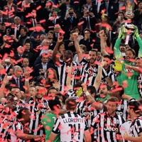 コッパ・イタリア決勝で、ユベントスに1－2と敗れ2年ぶりの優勝を逃したラツィオ（c）Getty Images