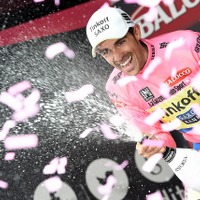 2015年ジロ・デ・イタリア第15ステージ、アルベルト・コンタドール（ティンコフ・サクソ）がマリアローザ