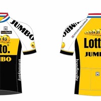 ロットNLジャンボの2015年ツール・ド・フランス用のジャージ。ステフェン・クルイシュウィック仕様