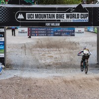 2015年UCI MTBワールドカップ・ダウンヒル第2戦イギリス・フォートワース女子、レイチェル・アサートン（GTレーシング）が優勝