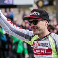 2015年UCI MTBワールドカップ・ダウンヒル第2戦イギリス・フォートワース男子、グレッグ・ミナーが優勝