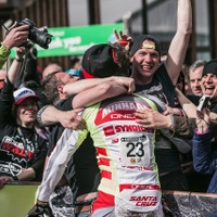 2015年UCI MTBワールドカップ・ダウンヒル第2戦イギリス・フォートワース男子、グレッグ・ミナーが優勝