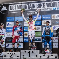 2015年UCI MTBワールドカップ・ダウンヒル第2戦イギリス・フォートワース男子、グレッグ・ミナーが優勝