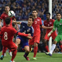 サッカー日本代表対シンガポール代表（2015年6月16日）（c）Getty Images