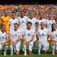 サッカーの女子W杯準決勝 日本対イングランド（2015年7月1日）（c）Getty Images