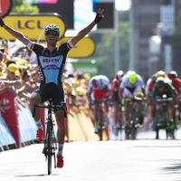【ツール・ド・フランス15】第6ステージ、スティバルがツール初勝利…ゴール前でマイヨジョーヌが落車 画像