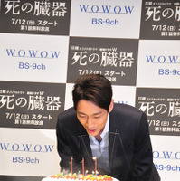 小泉孝太郎／WOWOW連続ドラマ「死の臓器」完成披露試写会