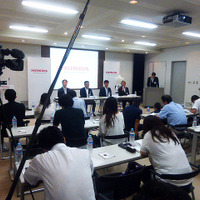 東京で開催された「Honda歩行アシスト」発表会・体験会（7月21日）