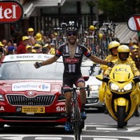 2015年ツール・ド・フランス第17ステージ、シモン・ゲシュケ（ジャイアント・アルペシン）が優勝