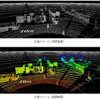 「LASER RADER」で取得した三次元情報を使った計測イメージ（画像は公式Webサイトより）