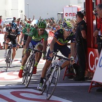 【ブエルタ・ア・エスパーニャ15】バルベルデがサガンを制して第4ステージ優勝 画像