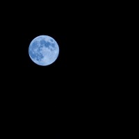 7月31日、今月2度目の満月「ブルームーン」 画像
