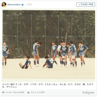 ナインティナイン岡村隆史、高校サッカー部時代の写真を公開 画像