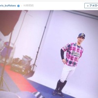 オリックス・駿太、「Bsオリ姫デー」ユニフォームを披露…ファンの反応は？ 画像