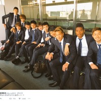 U-23サッカー日本代表、ポルトガル遠征へ出発…岩波拓也「行ってくるぜ～！！！」 画像