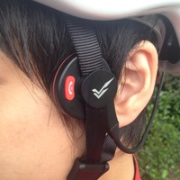 耳をふさがない自転車専用ワイヤレスヘッドセット「ヴォーチェ・ラブル」 画像