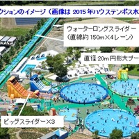 ハウステンボス、大阪城公園でウォーターパーク開催 7/16から 画像