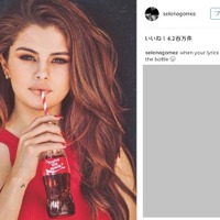 セレーナ・ゴメス、インスタグラム「いいね！」最多記録、410万を超える 画像