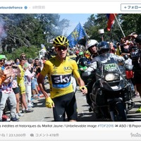 ツール・ド・フランスで珍事件…マイヨジョーヌがランニング？ 画像