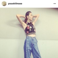 #優樹菜、「オールバック」決めて...はいポーズ! 画像