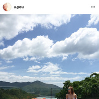 浜崎あゆみ、セクシー過ぎる森林浴姿を公開 画像