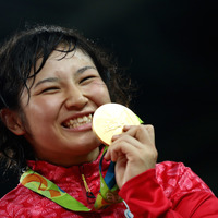 【リオ2016】レスリング・土性沙羅が女子69キロ級で金メダル 画像